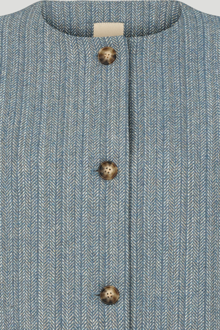 PBO PBOShea vest CAPE 898 Blue/Off white