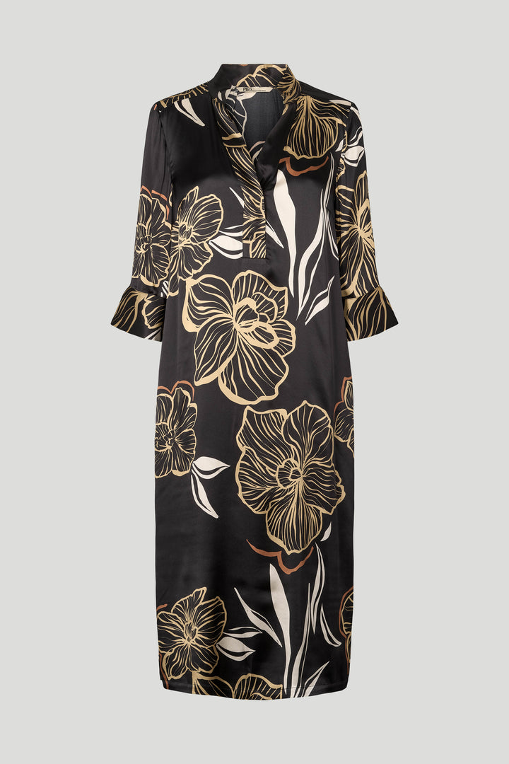 PBO PBOSimbia silkekjole DRESSES 845 Black print