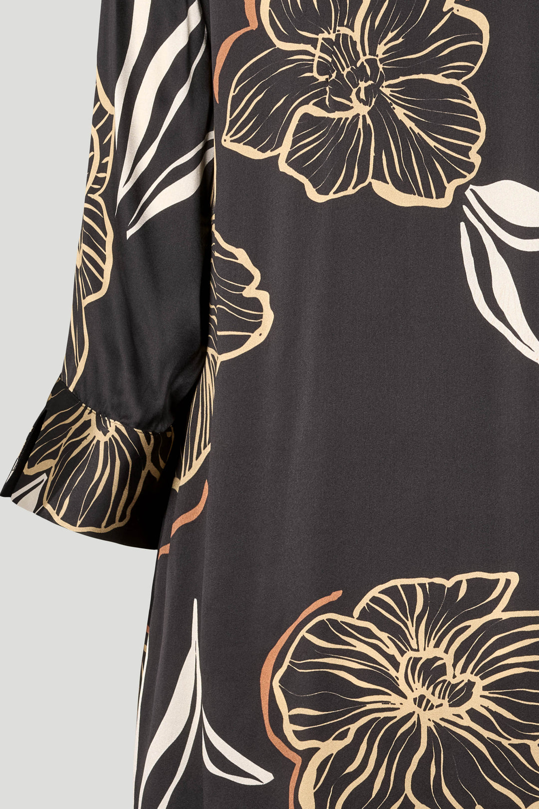 PBO PBOSimbia silkekjole DRESSES 845 Black print