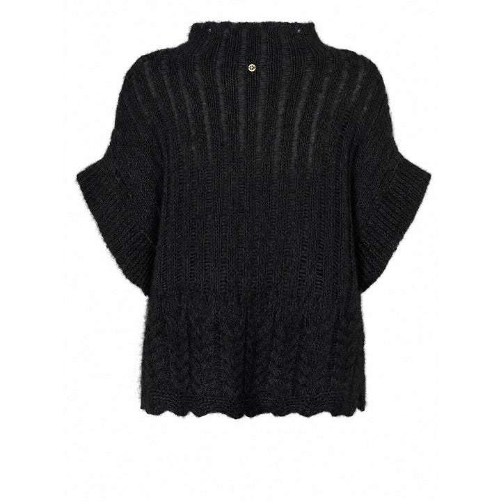 PBO PBOSino strikvest KNITWEAR Sort