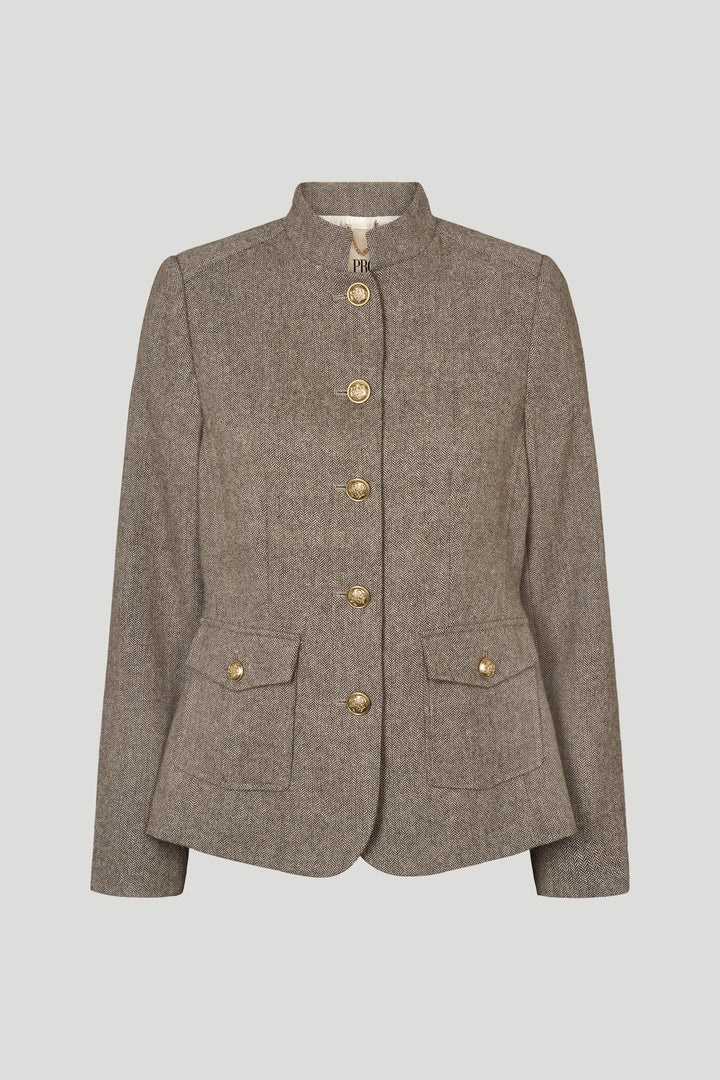 PBO PBOSoftie blazer BLAZERJACKETS 168 Soft brown