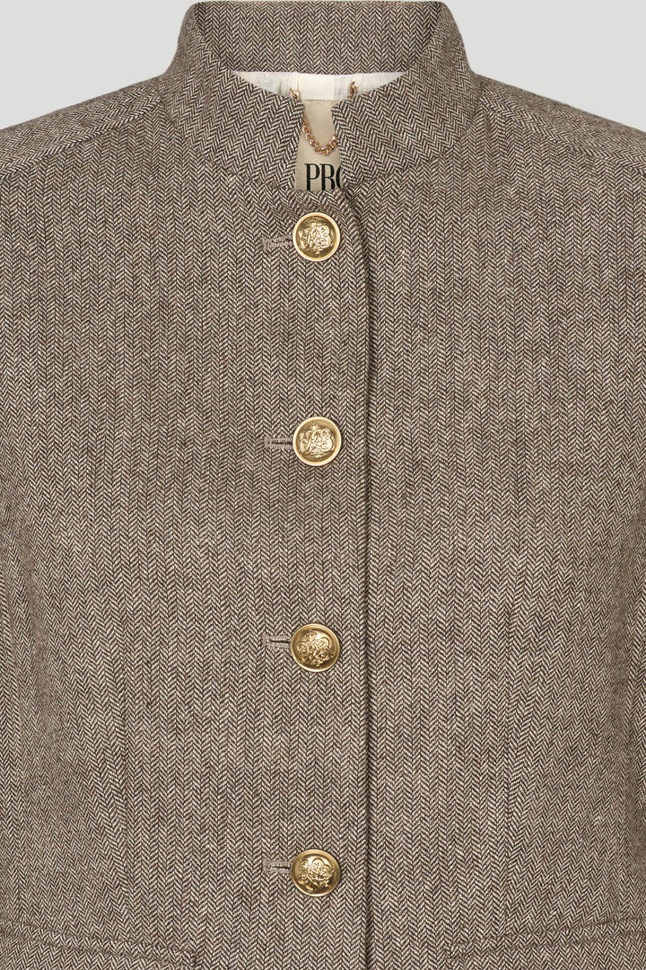 PBO PBOSoftie blazer BLAZERJACKETS 168 Soft brown