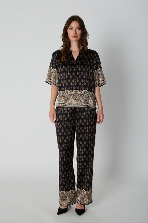 PBOSono silkebukser - Black mix