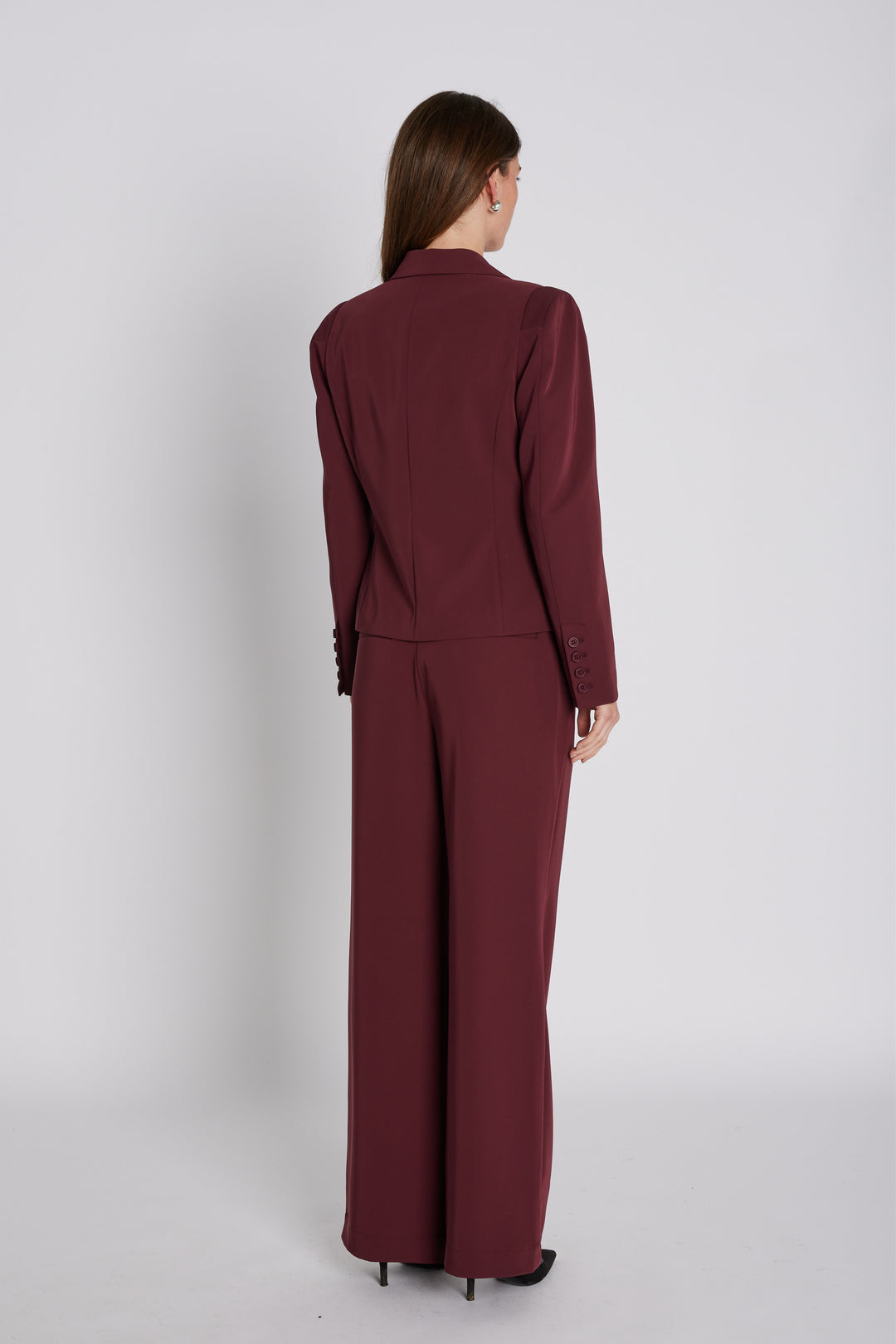 PBO PBOSvea bukser TROUSERS 63 Deep bordeaux