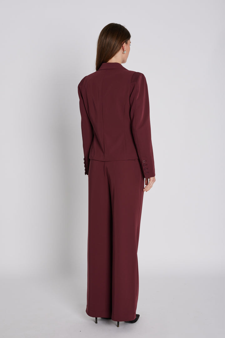 PBO PBOSvea bukser TROUSERS 63 Deep bordeaux