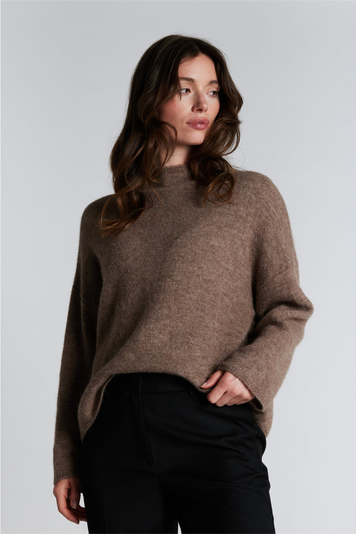 PBO PBOSvera striktrøje KNITWEAR 154 Sandstone