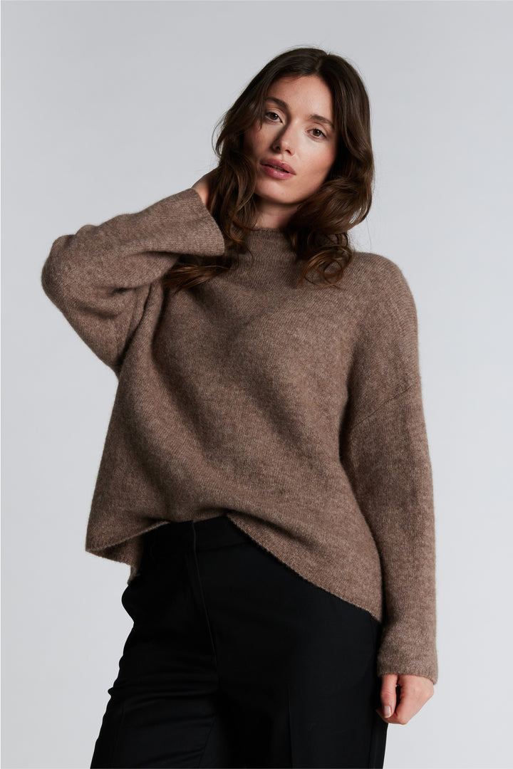 PBO PBOSvera striktrøje KNITWEAR 154 Sandstone