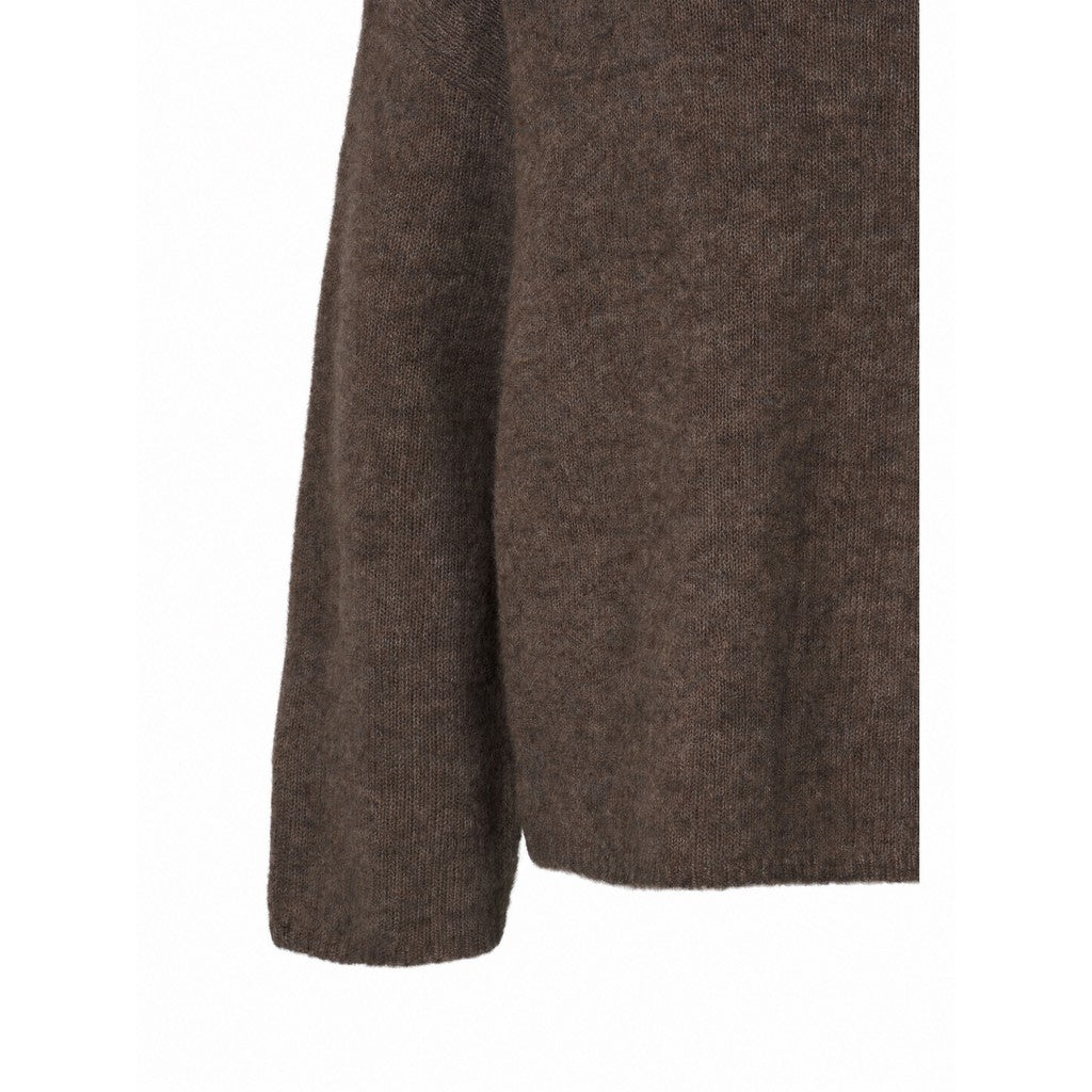 PBO PBOSvera striktrøje KNITWEAR 45 Bitter chocolate