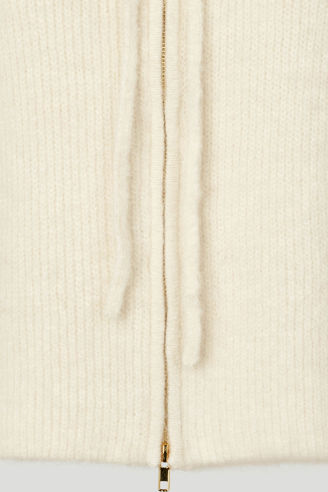 PBO PBOTea strikvest KNITWEAR 03 Ecru