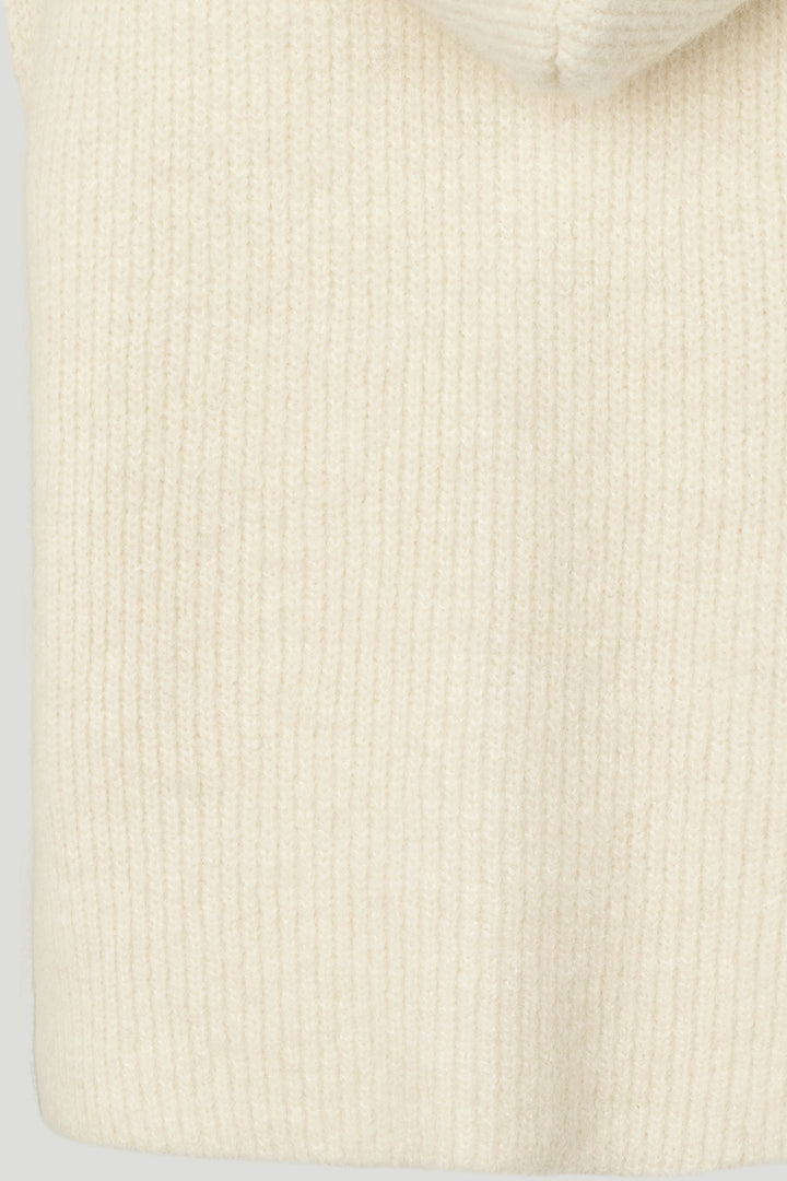 PBO PBOTea strikvest KNITWEAR 03 Ecru