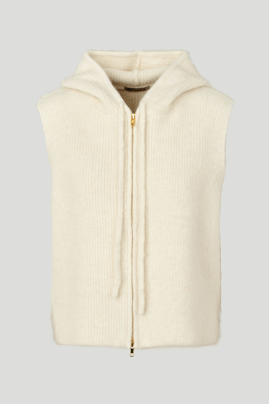 PBO PBOTea strikvest KNITWEAR 03 Ecru