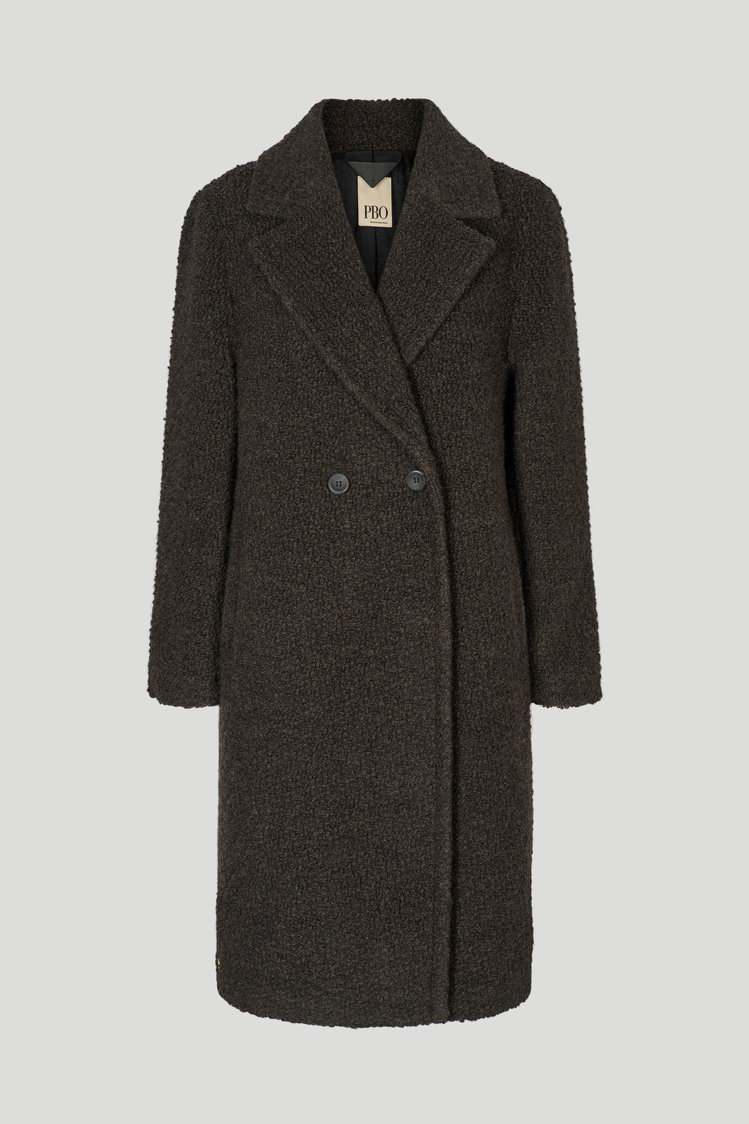 PBO PBOTeddy frakke OUTERWEAR 690 Dark brown