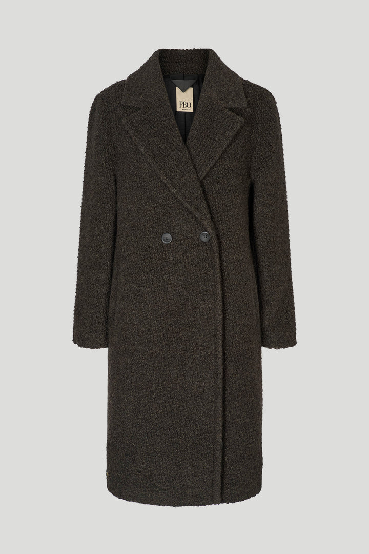 PBO PBOTeddy frakke OUTERWEAR 690 Dark brown