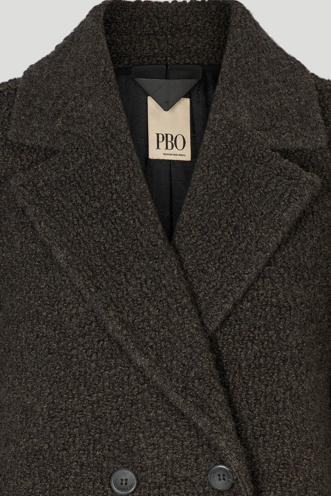 PBO PBOTeddy frakke OUTERWEAR 690 Dark brown