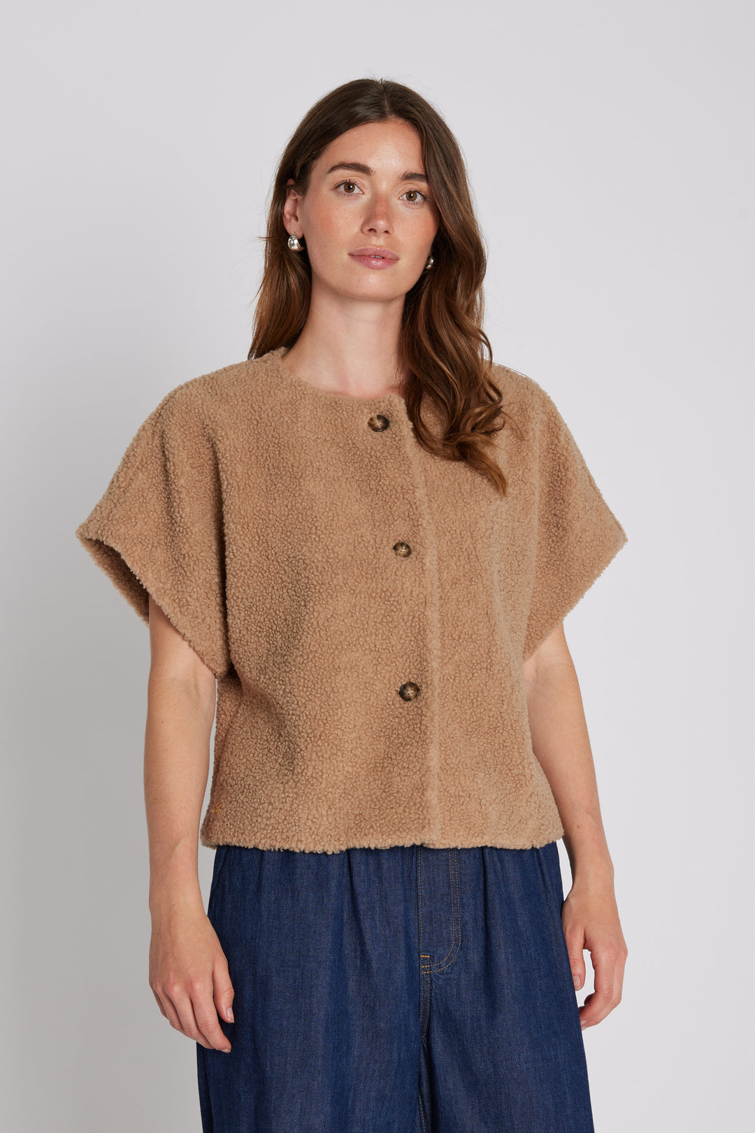 PBO PBOTeddy vest WAISTCOATS 12 Mid brown