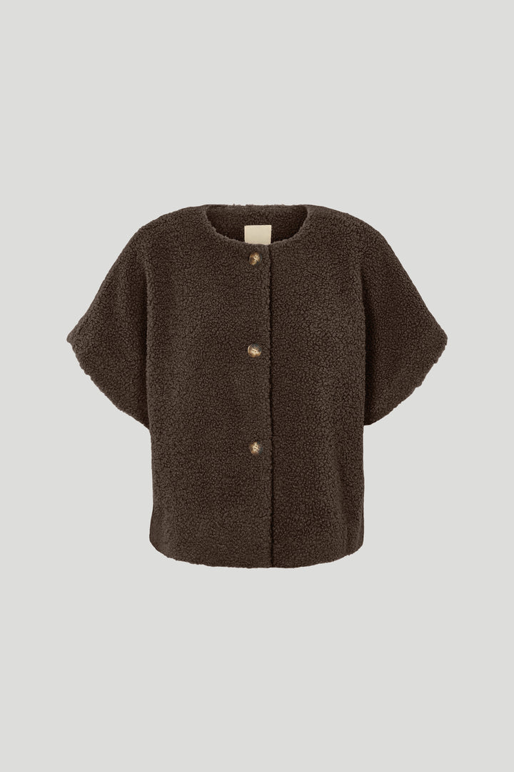 PBO PBOTeddy vest WAISTCOATS 691 Chocolate