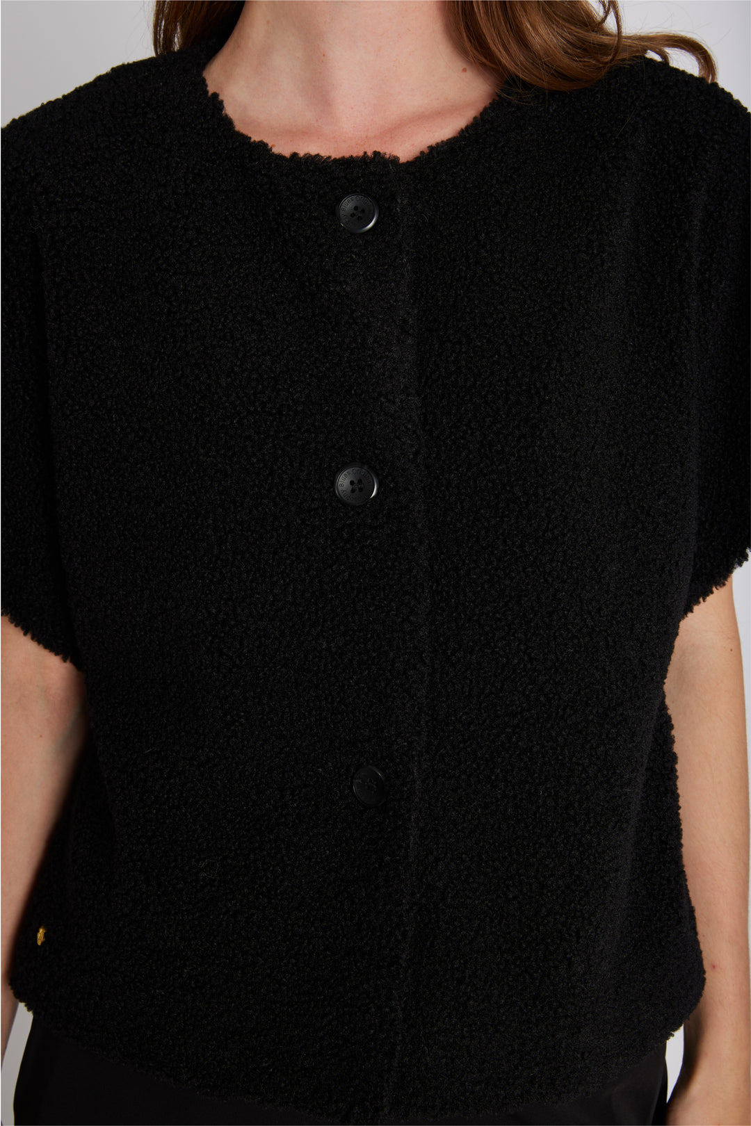 PBO PBOTeddy vest WAISTCOATS Sort