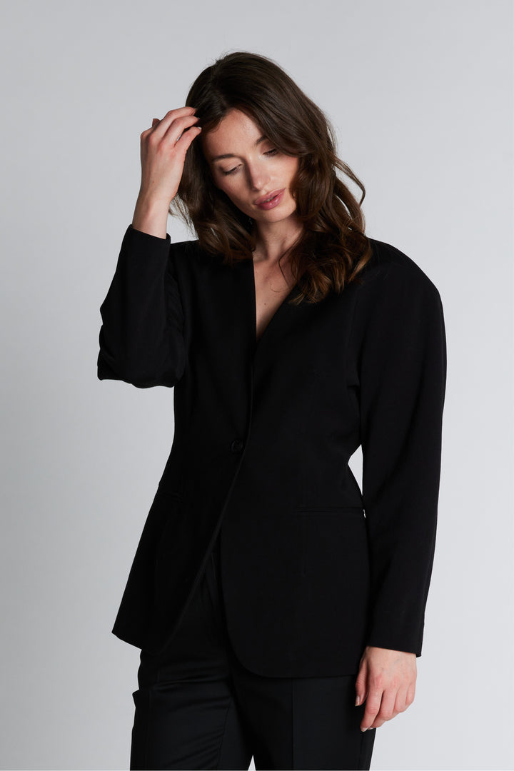 PBO PBOTenesima blazer BLAZERJACKETS Sort