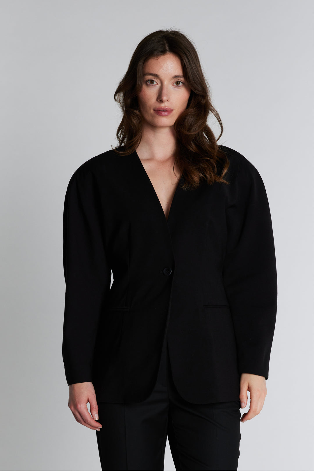PBO PBOTenesima blazer BLAZERJACKETS Sort