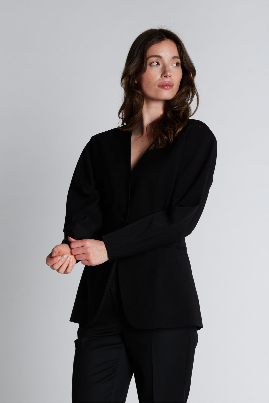 PBO PBOTenesima blazer BLAZERJACKETS Sort