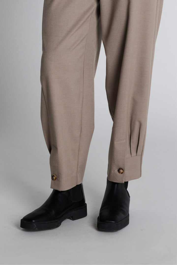 PBO PBOTesso bukser TROUSERS 55 Sand melange