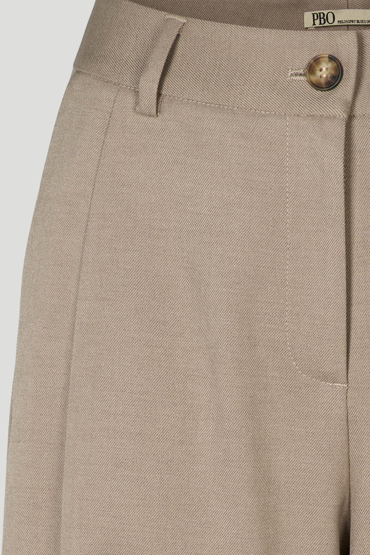 PBO PBOTesso bukser TROUSERS 55 Sand melange
