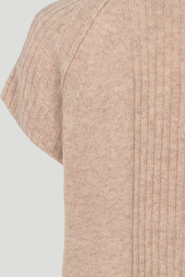 PBO PBOThonha strikvest KNITWEAR 55 Sand melange