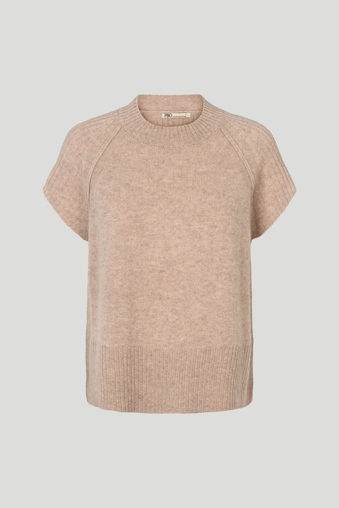 PBO PBOThonha strikvest KNITWEAR 55 Sand melange