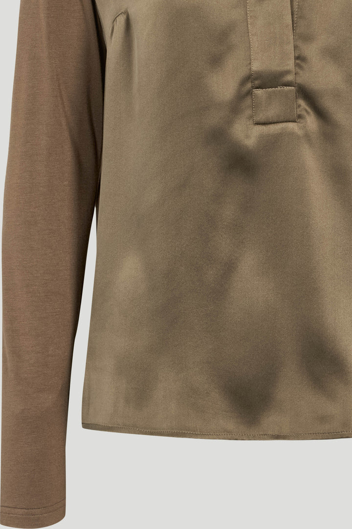PBO PBOTimbia bluse BLOUSE 465 Chocolate chip