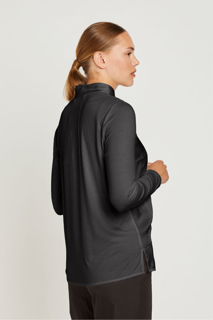 PBO PBOTimbia bluse BLOUSE Sort