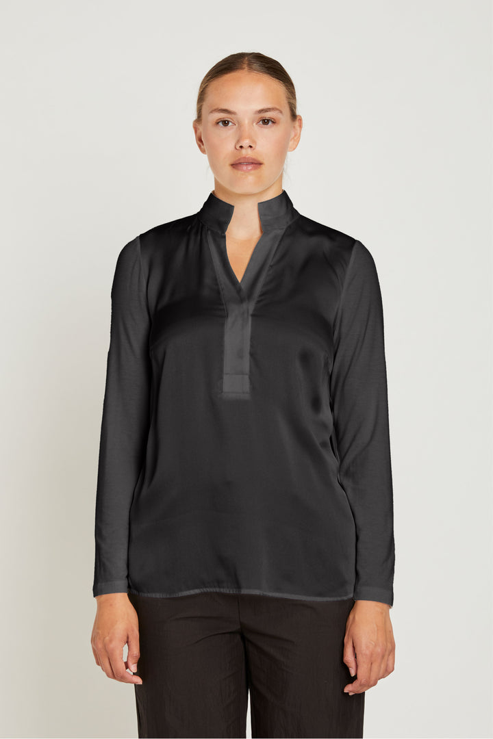 PBO PBOTimbia bluse BLOUSE Sort