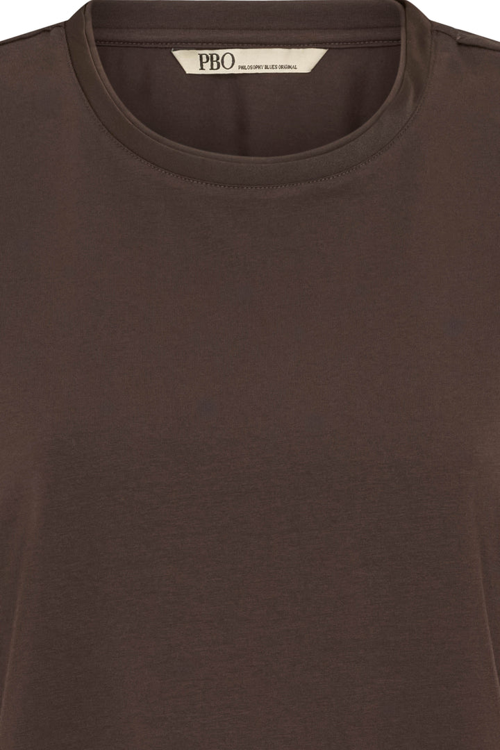 PBO PBOTina T-shirt T-SHIRTS 691 Chocolate