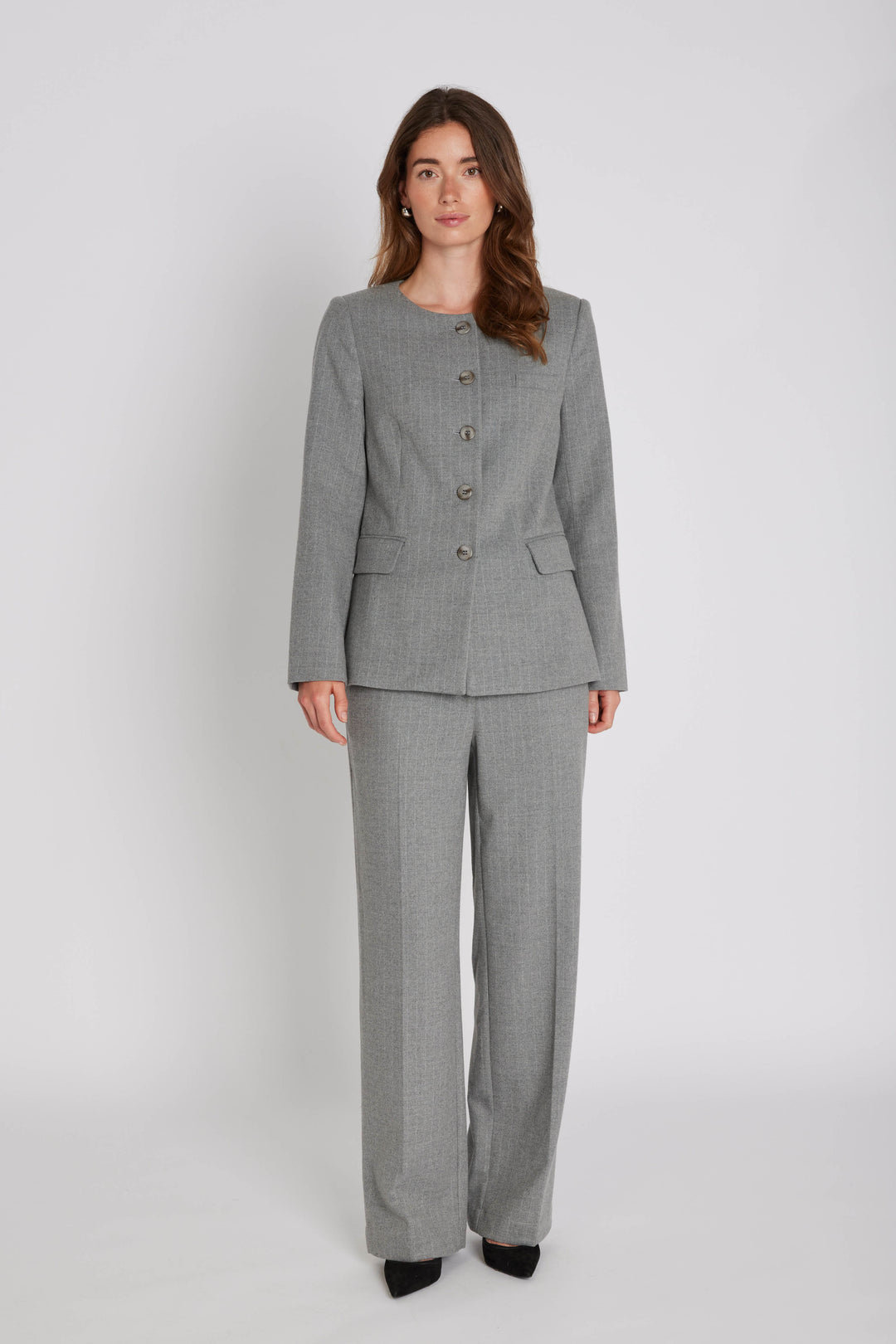 PBO PBOTogo bukser TROUSERS 417 Grey stripe