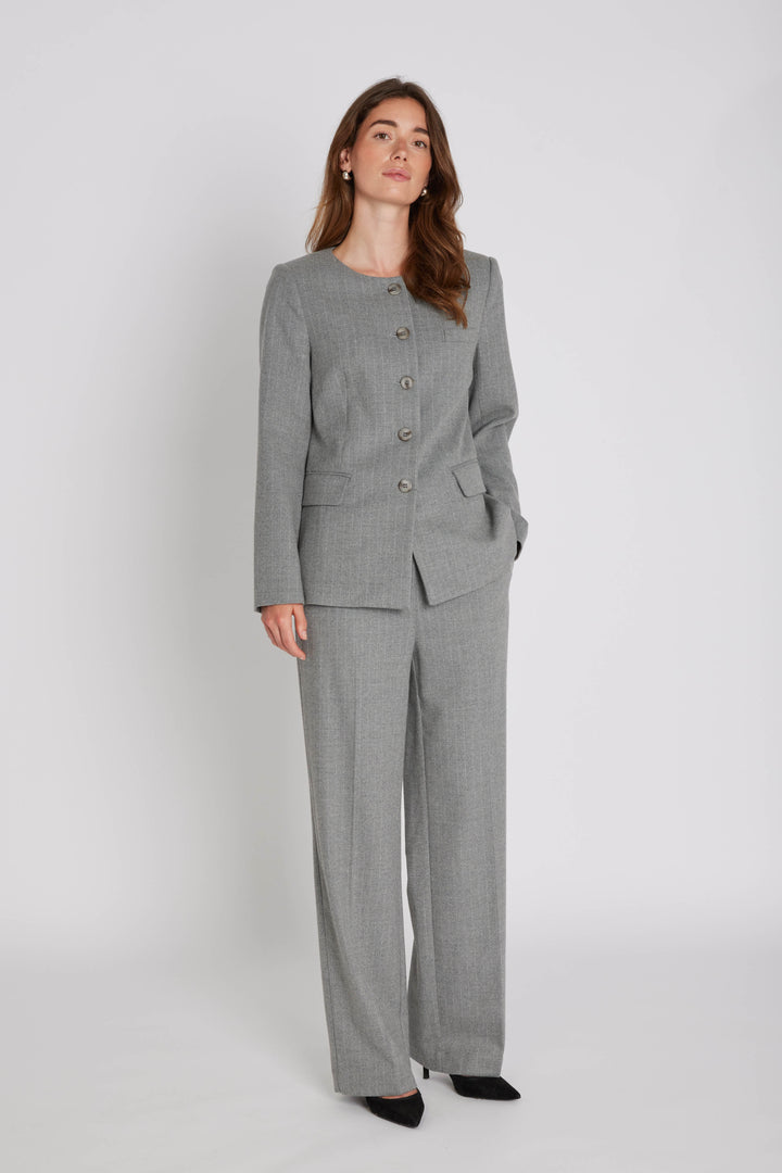 PBO PBOTogo bukser TROUSERS 417 Grey stripe