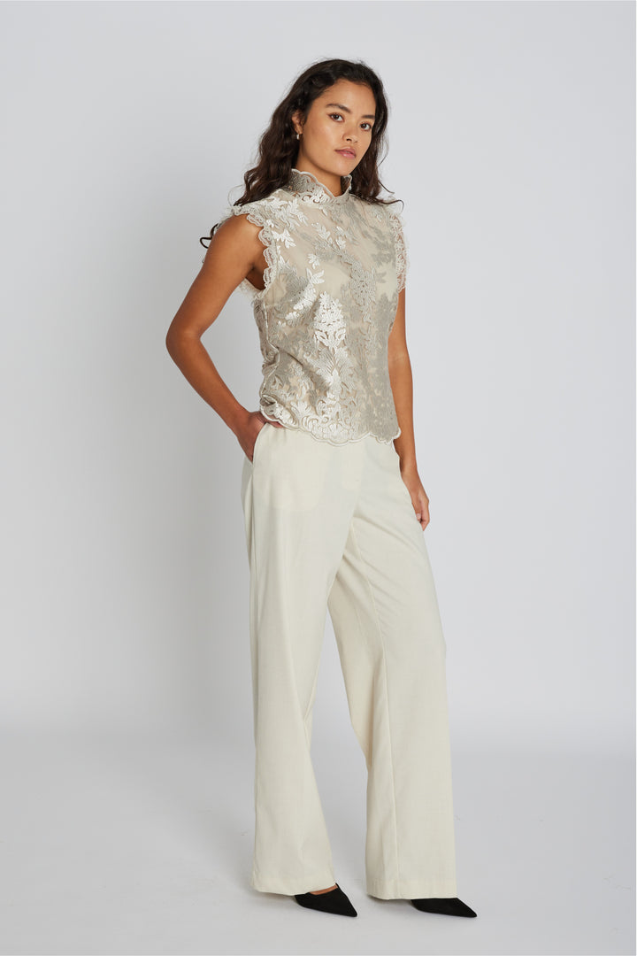 PBO PBOTogo bukser TROUSERS 104 Off White