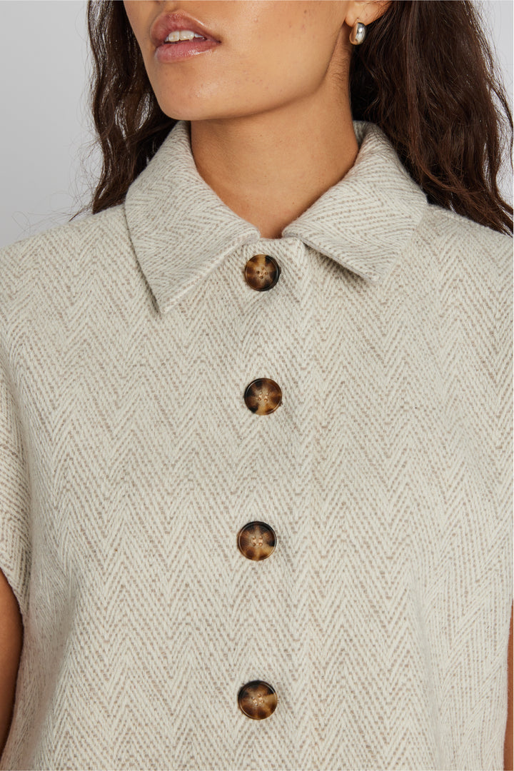 PBO PBOTona vest WAISTCOATS 899 Sand/Off white
