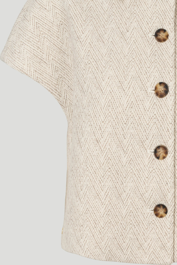 PBO PBOTona vest WAISTCOATS 899 Sand/Off white
