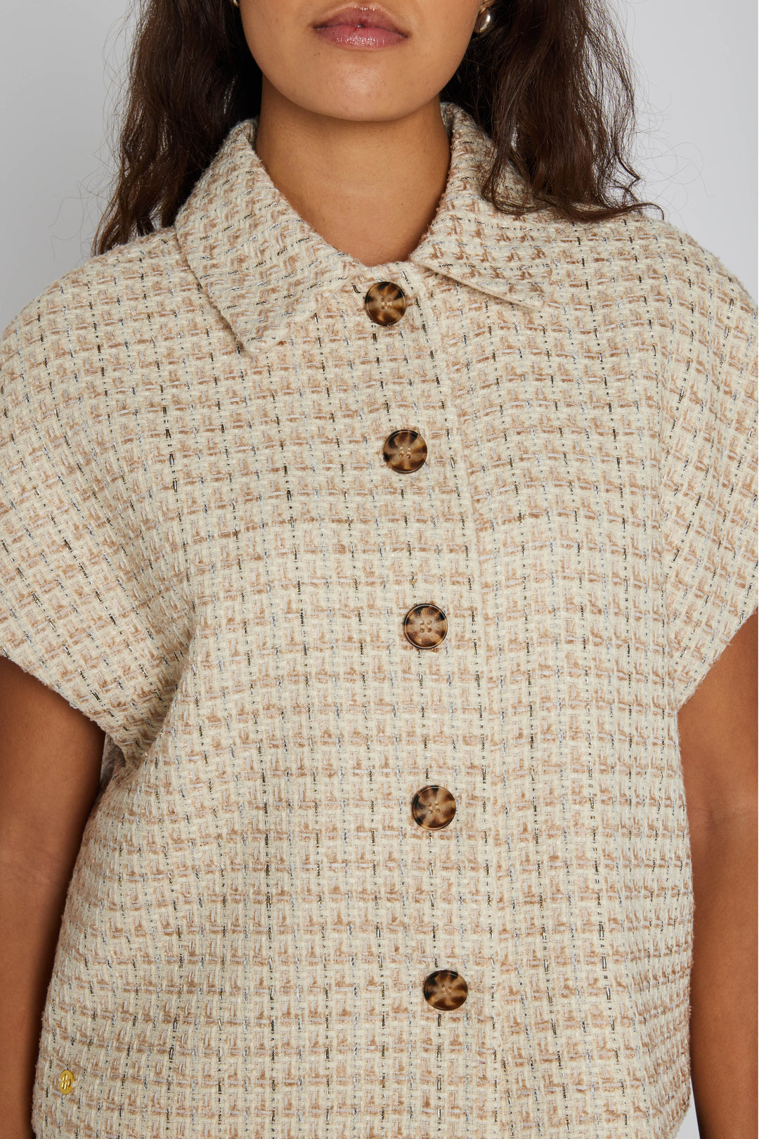 PBO PBOTona vest WAISTCOATS 03 Ecru