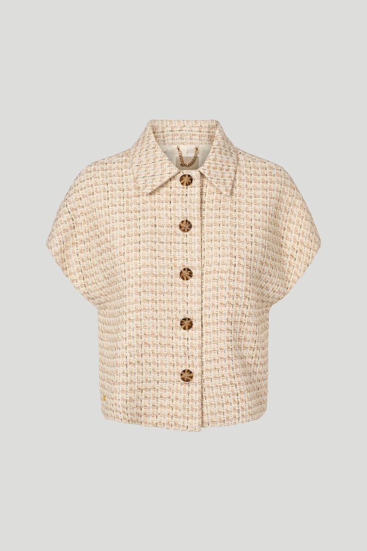 PBO PBOTona vest WAISTCOATS 03 Ecru