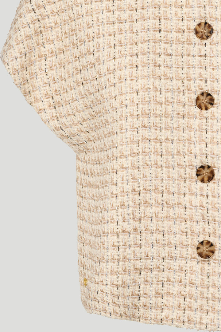PBO PBOTona vest WAISTCOATS 03 Ecru