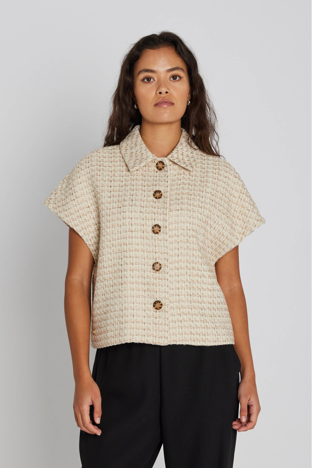PBO PBOTona vest WAISTCOATS 03 Ecru