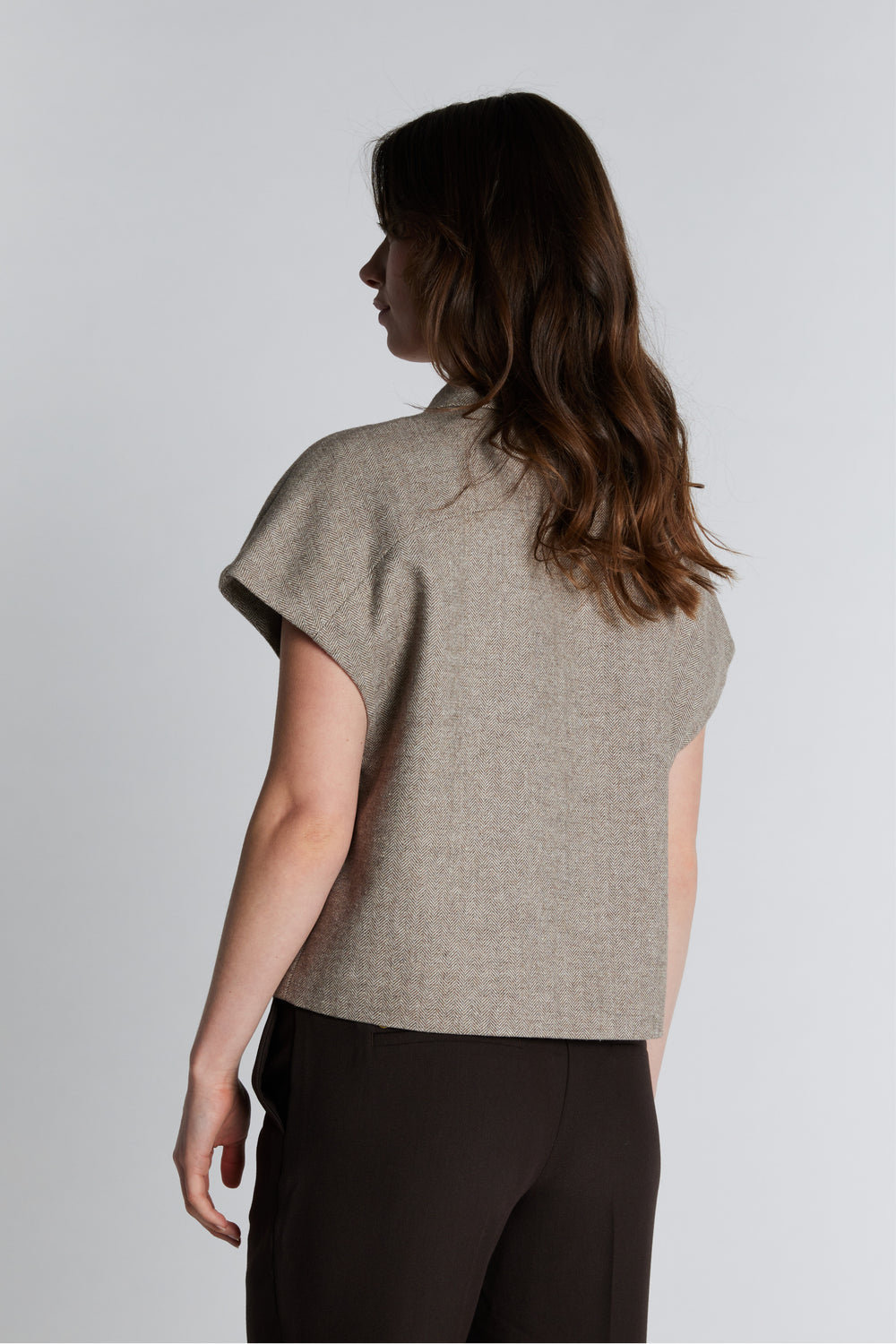 PBO PBOTona vest WAISTCOATS 465 Chocolate chip