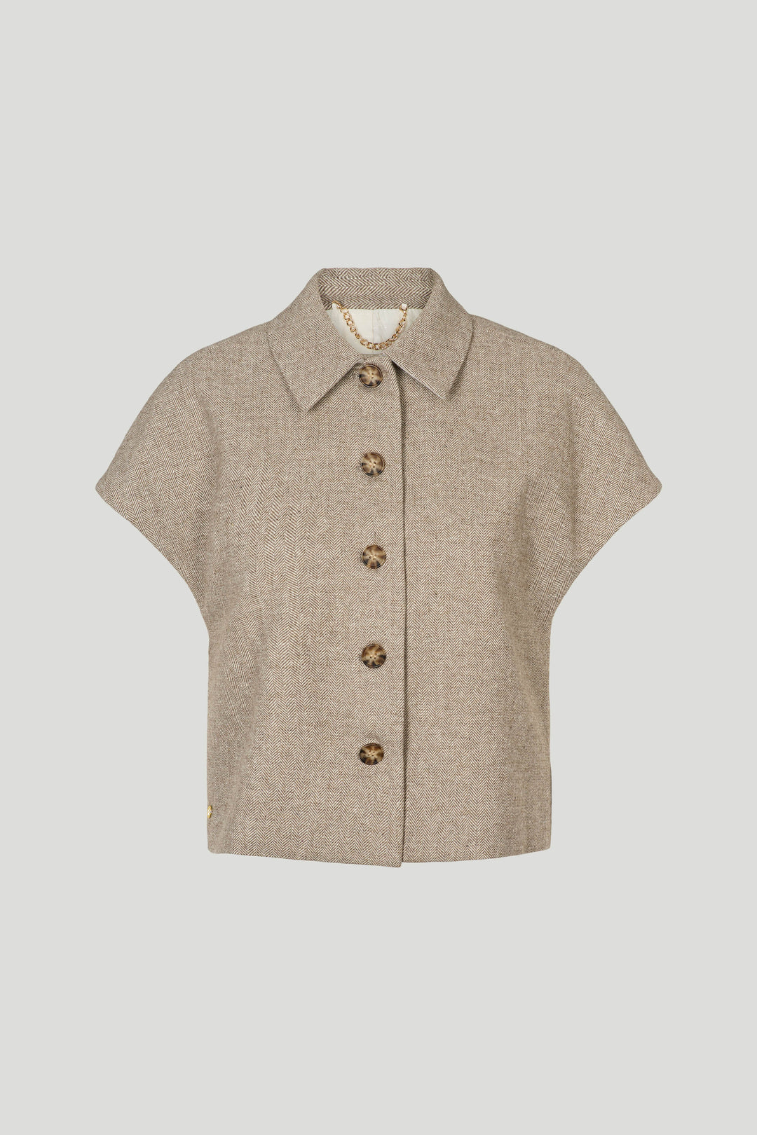 PBO PBOTona vest WAISTCOATS 465 Chocolate chip
