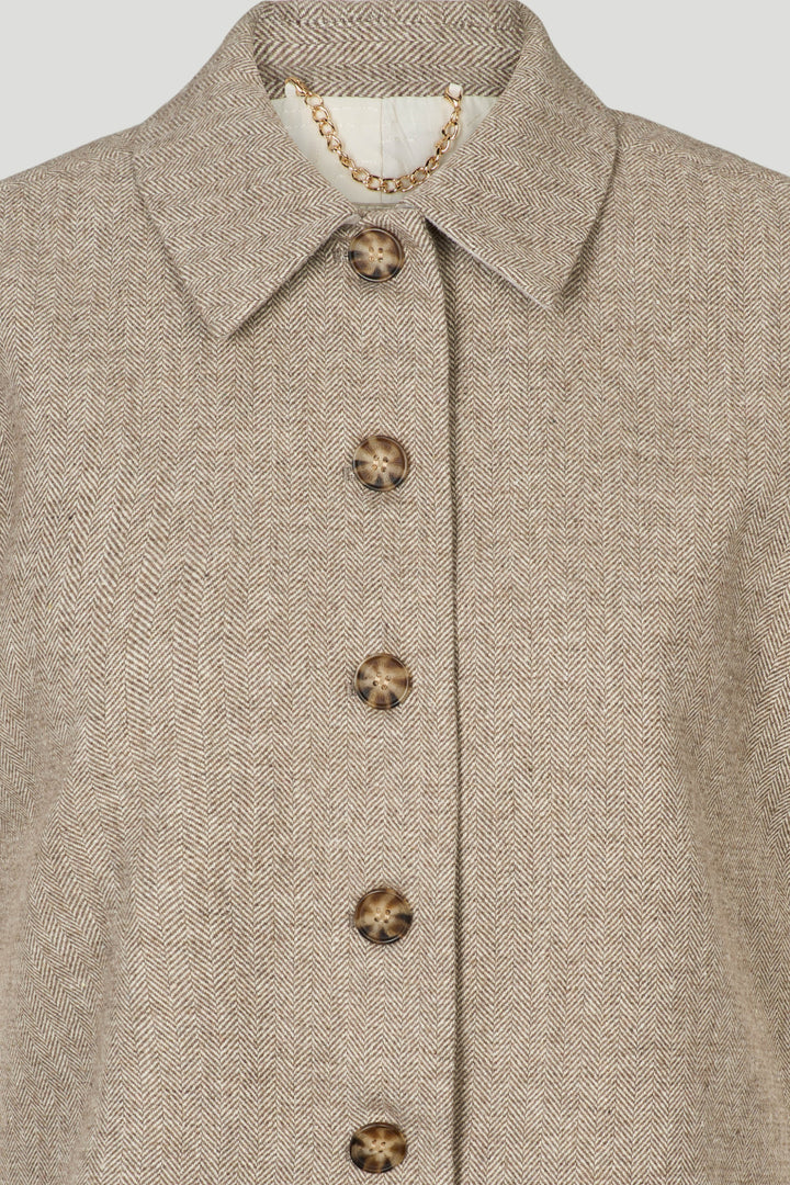 PBO PBOTona vest WAISTCOATS 465 Chocolate chip