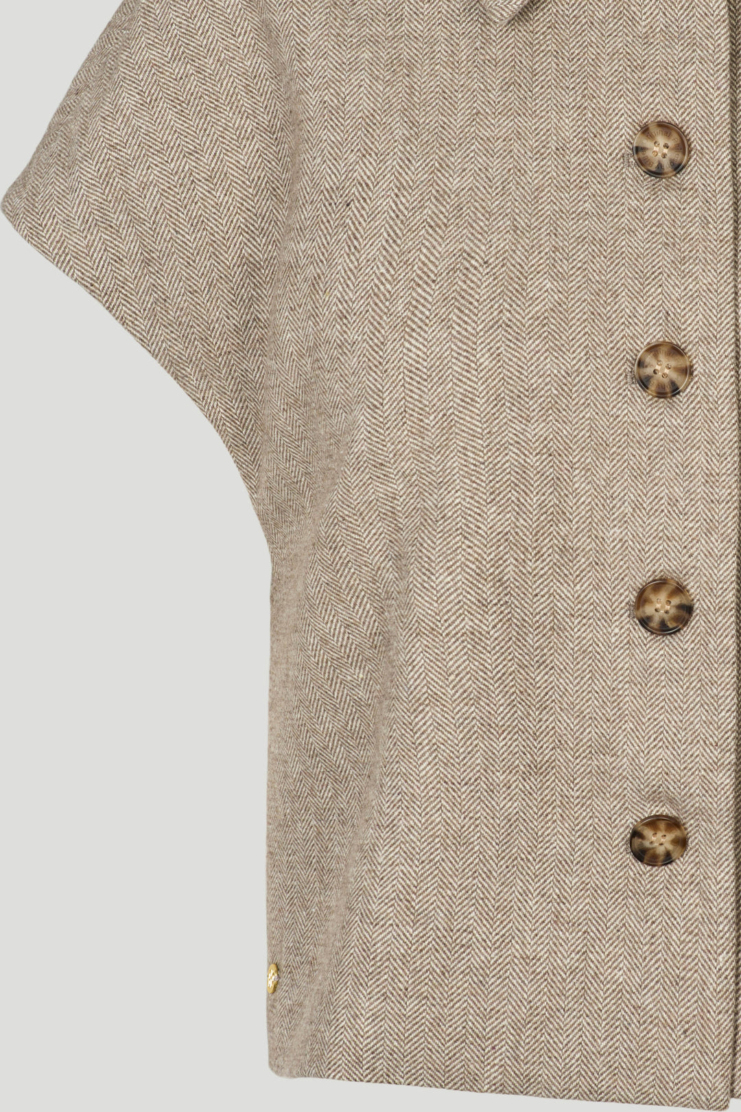 PBO PBOTona vest WAISTCOATS 465 Chocolate chip