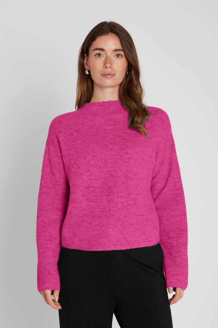 PBO PBOTorna striktrøje KNITWEAR, HEAVY 320 Azalea pink