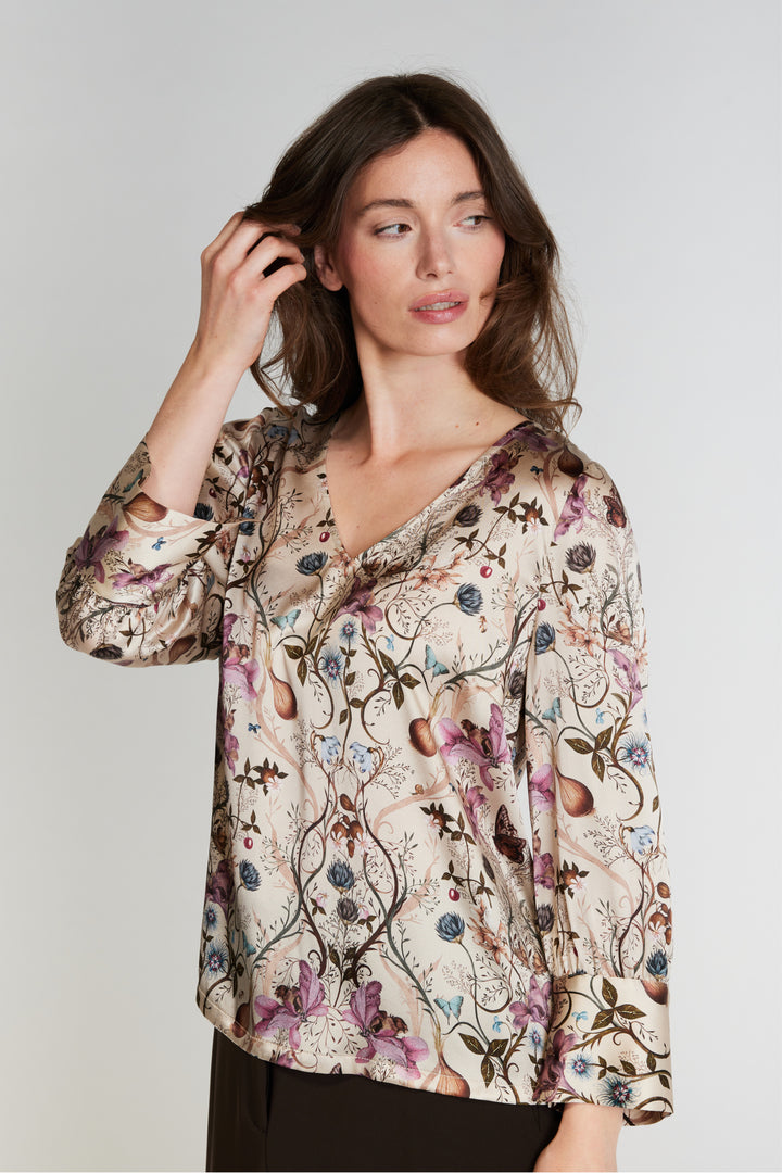 PBO PBOTunara silkebluse BLOUSE 140 Champagne