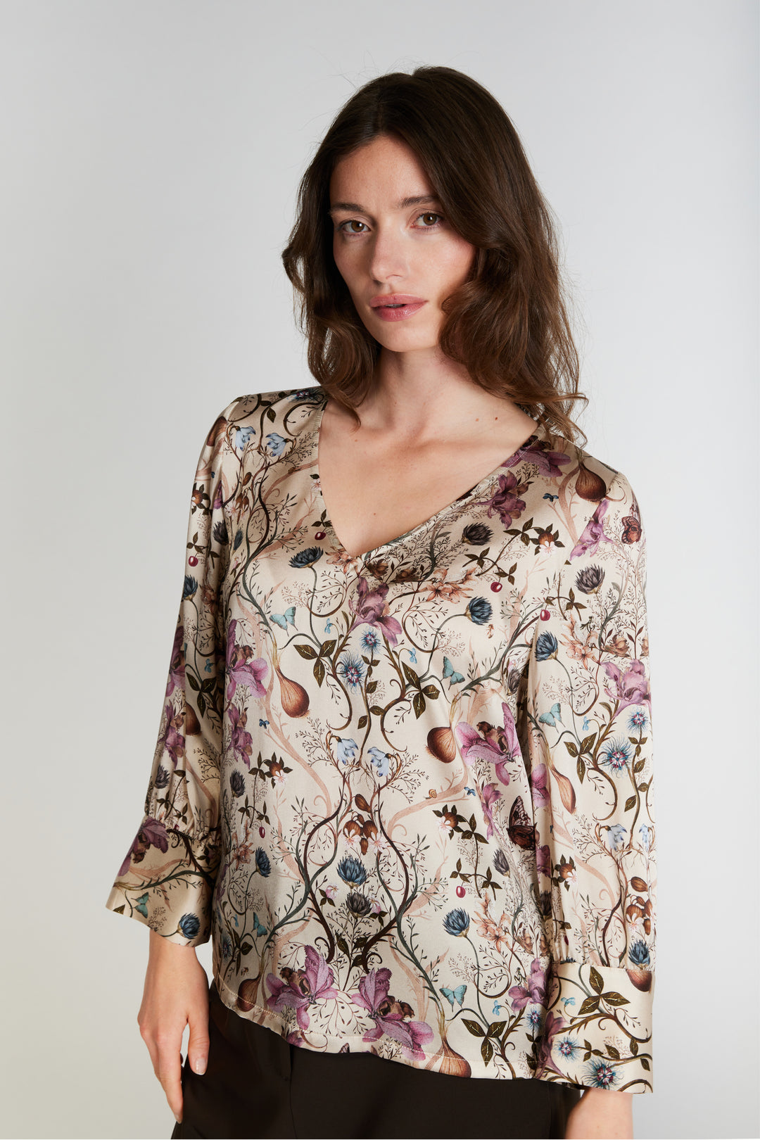 PBO PBOTunara silkebluse BLOUSE 140 Champagne