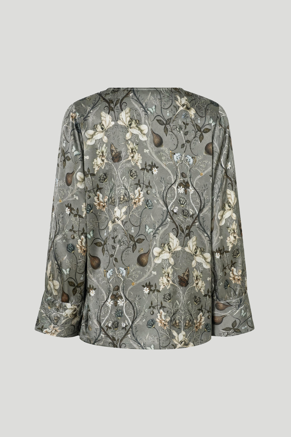PBO PBOTunara silkebluse BLOUSE 539 Castor green