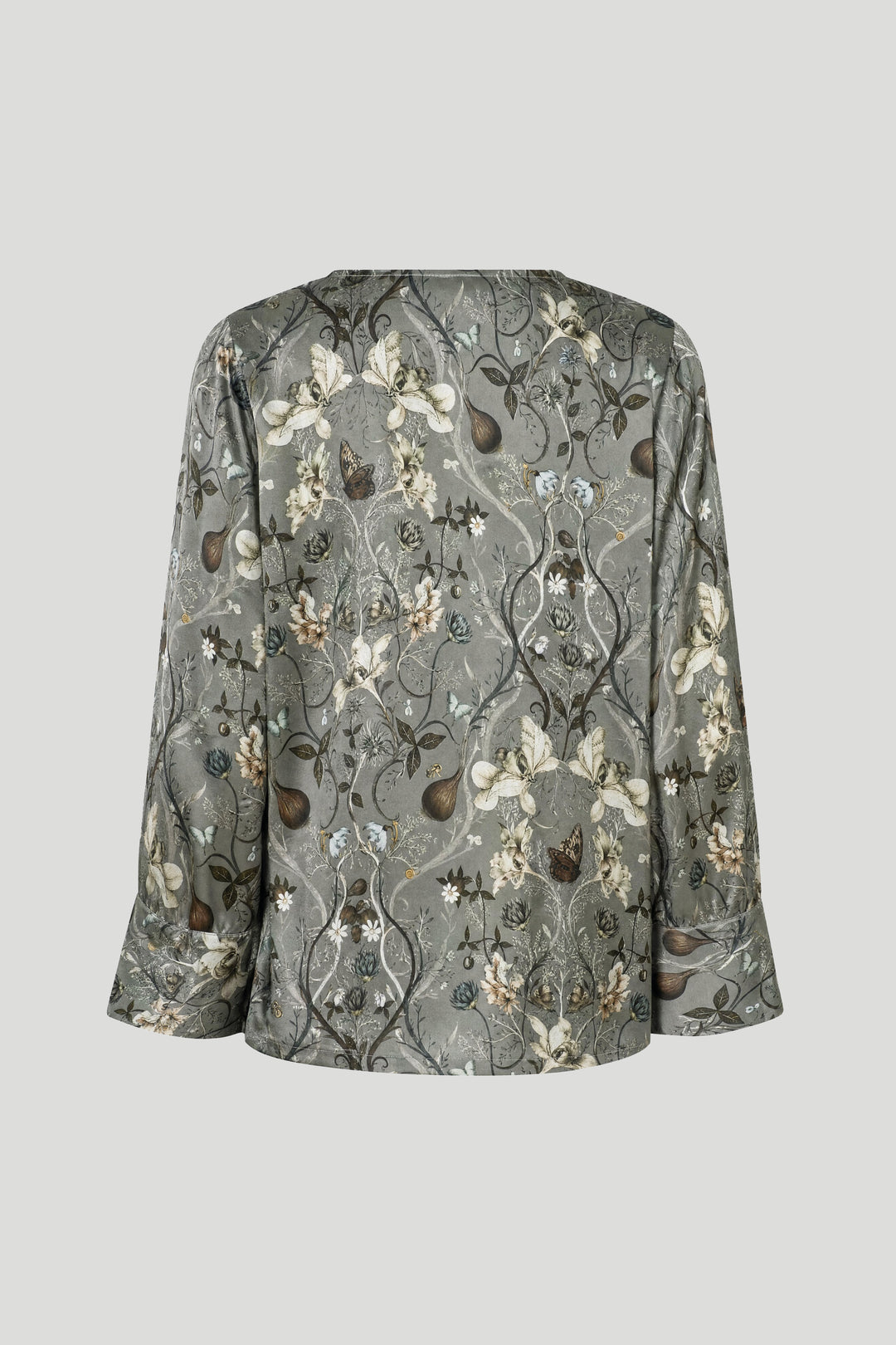 PBO PBOTunara silkebluse BLOUSE 539 Castor green